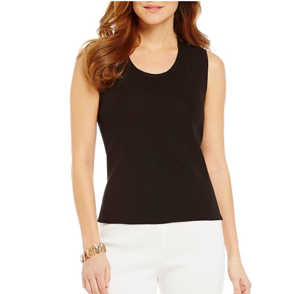 Ming Wang Plus Size Classic Boxy Tank Top